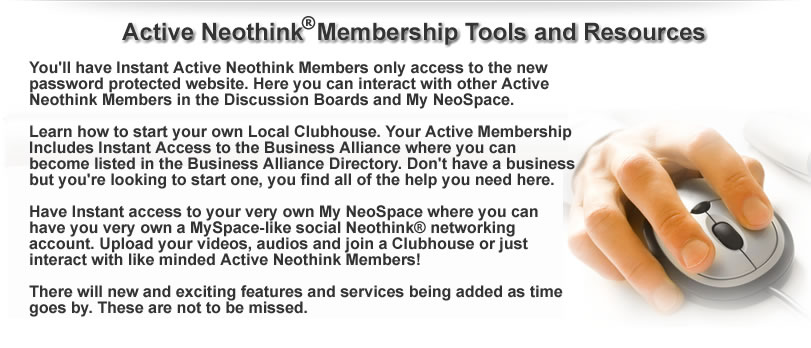 Mark Hamilton - Active Neothink Membership Tools and Resources